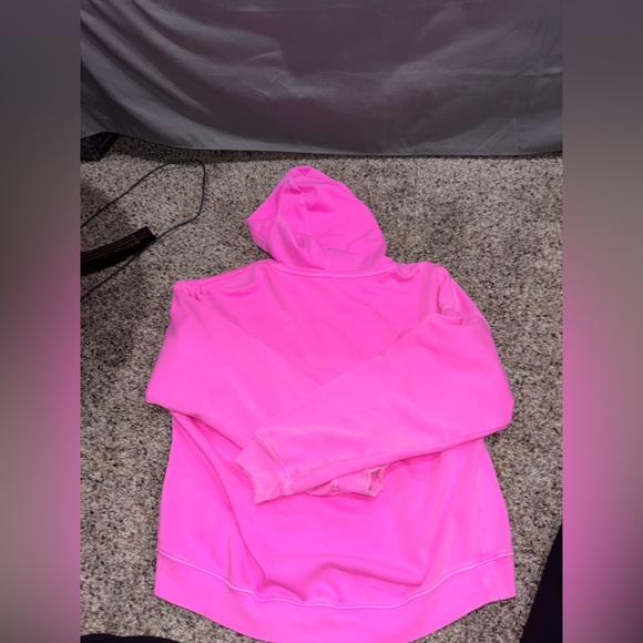 GAP Vibrant Pink Fleece Hoodie - Picture 4 of 4